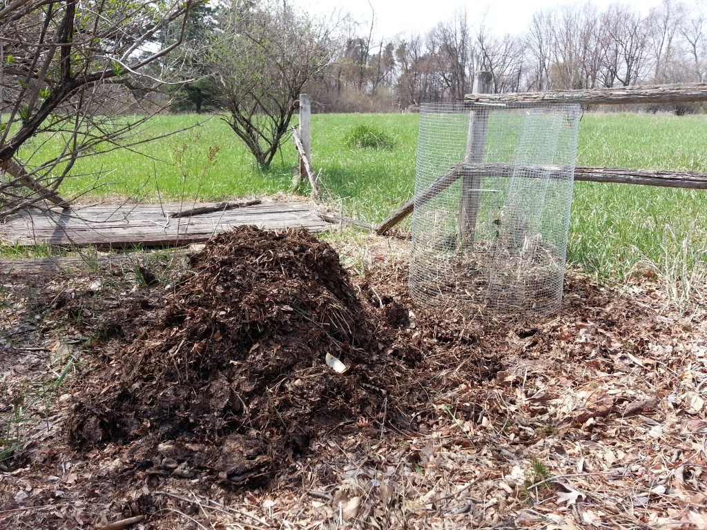 Flipped Compost Pile